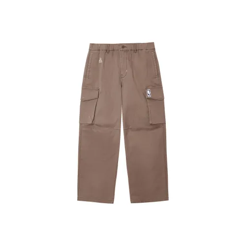 JACK JONES· x NBA Casual Pants Men's Brown