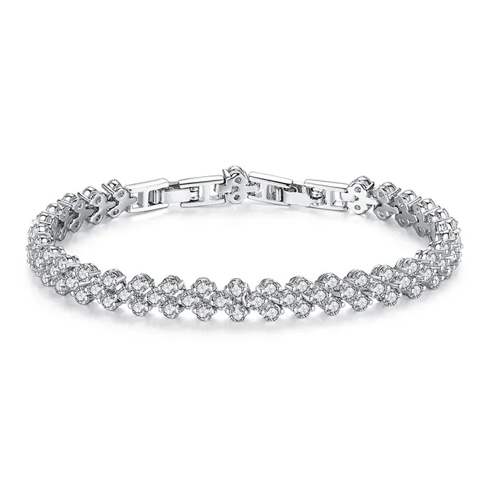 Vegetarian Zircon Bracelets Women's-0