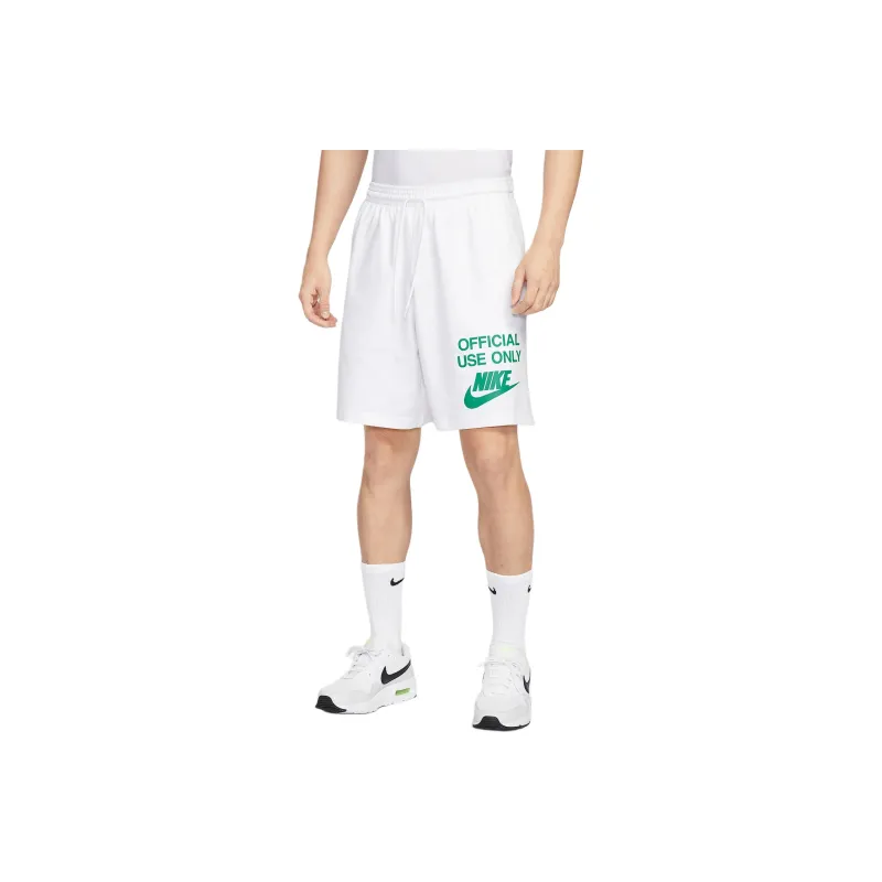 Nike Club Sports Shorts Men's White/Stadium Green Color-0