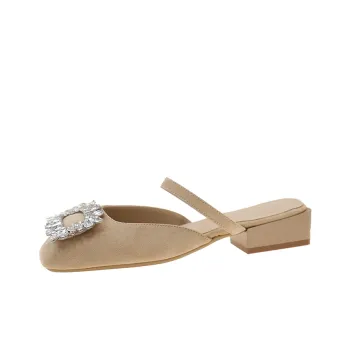 AFJI Rubber Sole Abrasion Resistant Closed Toe Slippers Women's