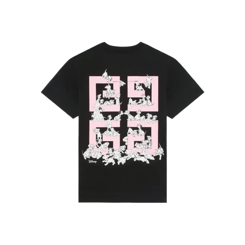 Disney X Givenchy X Disney 101 T Shirts Women's Black-0