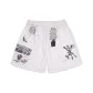 Ouwan Sports Shorts-White Ink