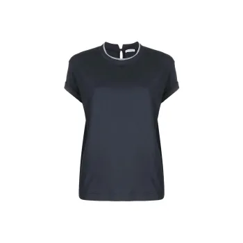 Brunello Cucinelli Embellished Crewneck T Shirt