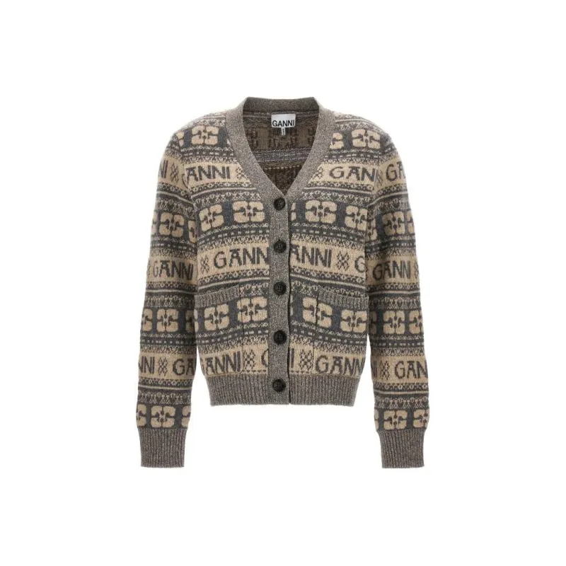 GANNI Sweaters Women's Gray-0