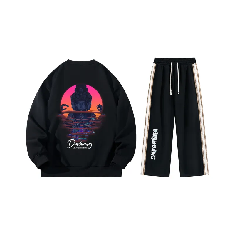 DUNHUANG INSPIRATION FW23 Sweatshirt Set Unisex-0