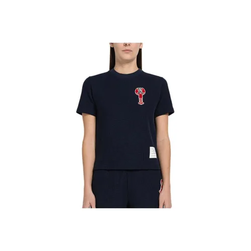 THOM BROWNE Lobster Patch Cotton T shirt