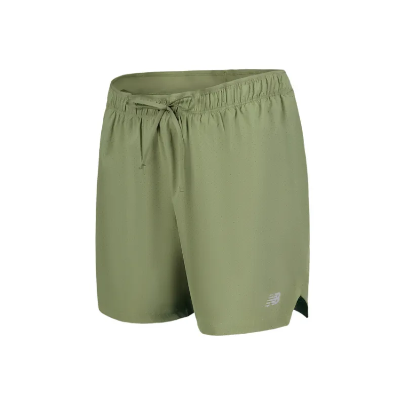 New Balance Casual Shorts Men's Dark Olive Green-0