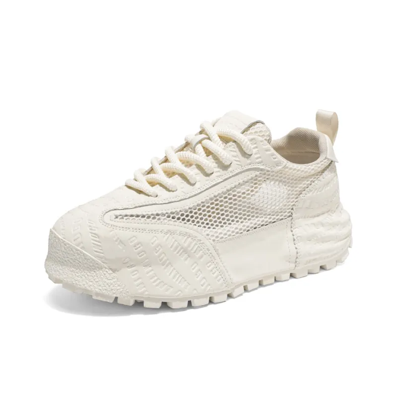 AMICNIEGD Breathable And Wear resistant Low Top Chunky Sneakers Men's-16