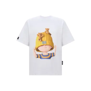 TSMLXLT Regular T Shirt Women's Raw White