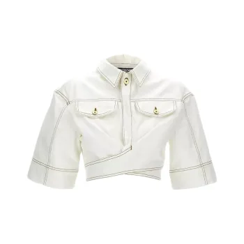 Jacquemus Crop Top Women's White
