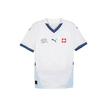 PUMA Switzerland Soccer Jerseys Men's White - Ice Blue