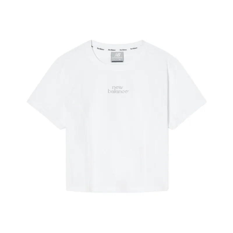 New Balance FROZENSLIM FIT T Shirt Women's 10 White-0
