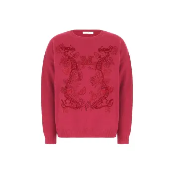 MaxMara Logo Embellished Knitted Jumper
