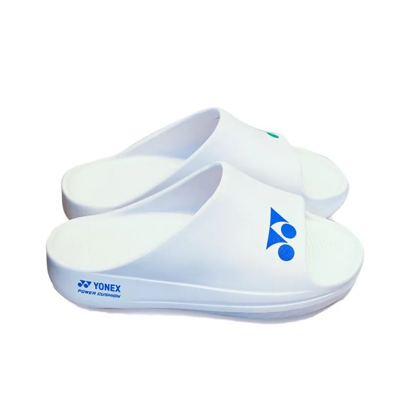 YONEX Slip Resistant Cushioning Slide Slippers Unisex White-3