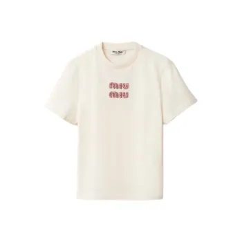 MIU MIU T Shirts Women's Beige