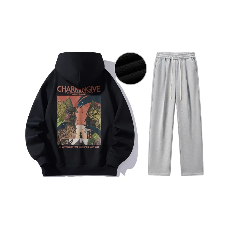 IVEIII Sweatshirt Sets Unisex-23