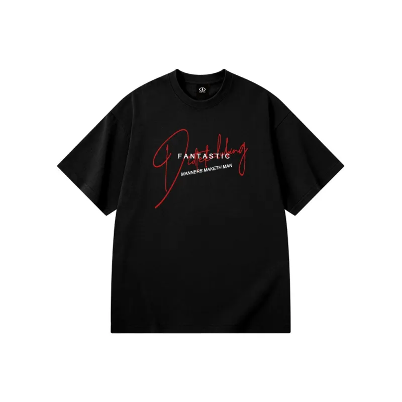 DIDTEK Drop Shoulder Sleeve Short Sleeved T Shirts Unisex-4