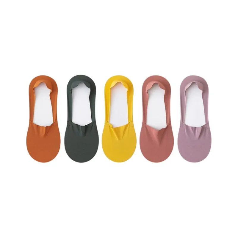 H YXIANG No Show Socks Unisex 5 Pack-4