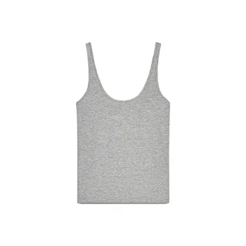 ZARA Tank Tops Women's Zebra Print Gray