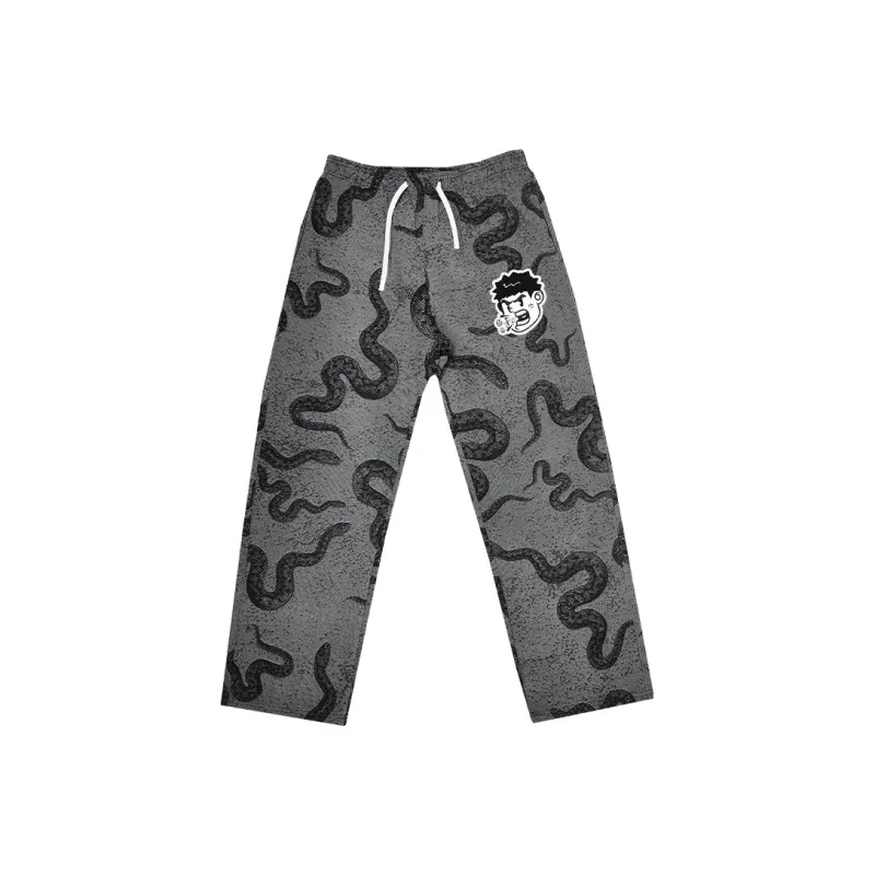 SWISH THE BALL IN Casual Pants Unisex Black-0