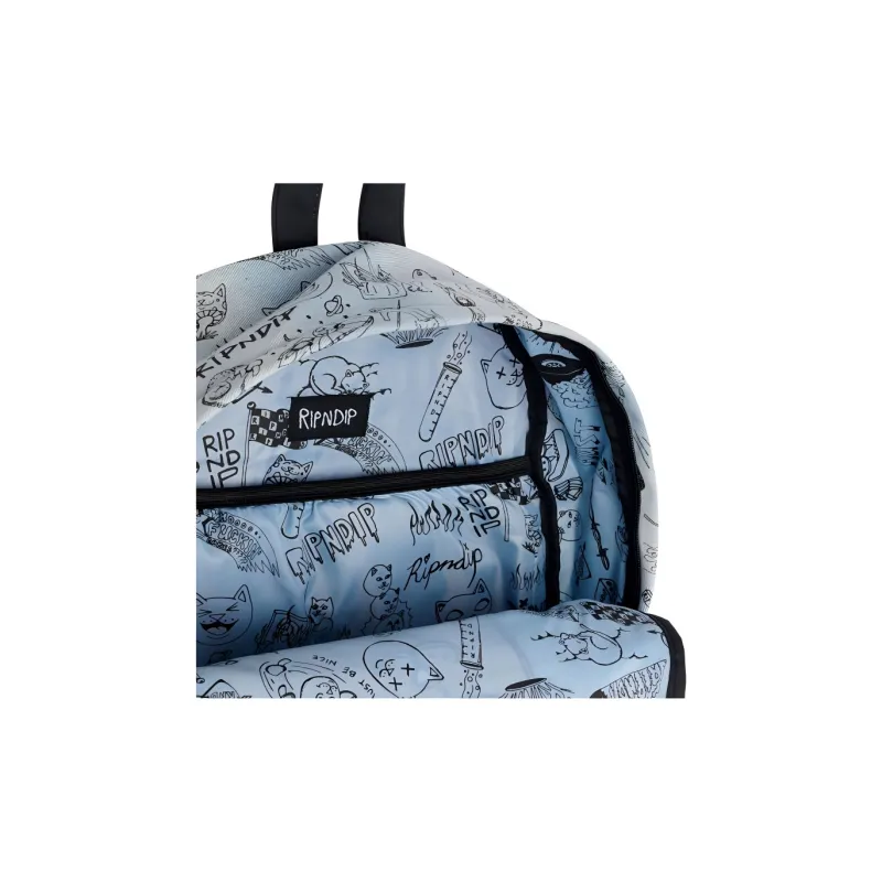 RIPNDIP Fabric Backpack Unisex Light Blue-3