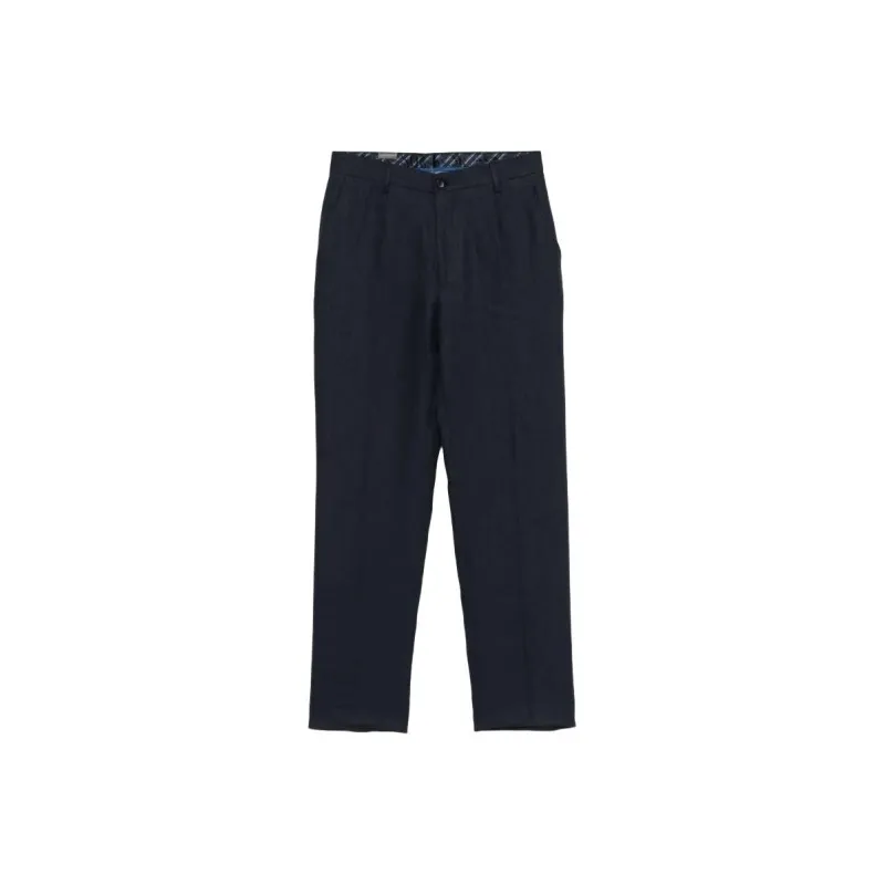 ETRO Linen Tapered leg Trousers-0