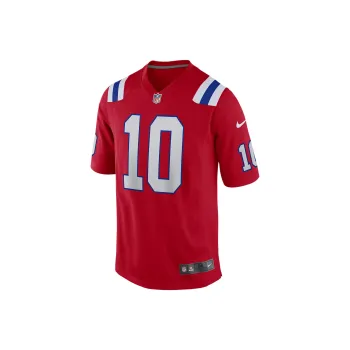 Nike Game Football Jersey Soccer Jerseys New England Patriots Mac Jones Men's Red