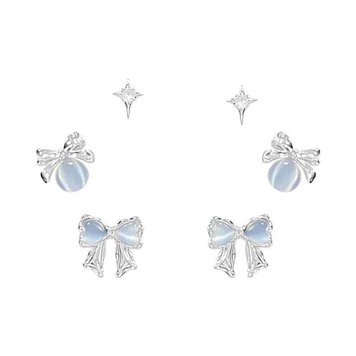 CANHUI Alloy Stud Earrings Women's-3
