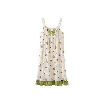 FENTENGCARE Nightgown Women's White