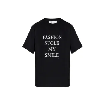 Victoria Beckham Graphic Statement Crewneck T Shirt