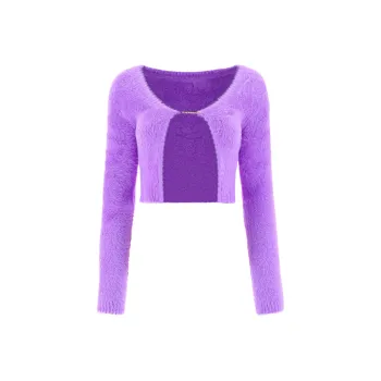 Jacquemus La Maille Neve Manches Lo 'Purple'