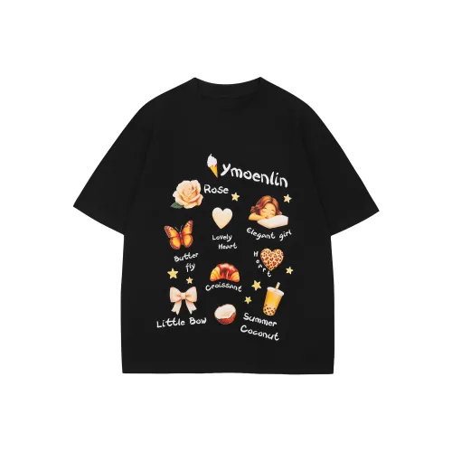 WAYHWEI T Shirts Unisex Black