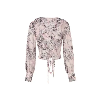 JYOSEI Crop Tops Women's Pink