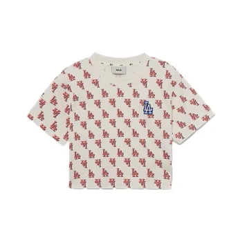 MLB Crop Tops Women's Cream