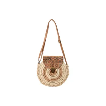 SUN EARTH &U Woven Shoulder Bag Regular Women's Multicolor