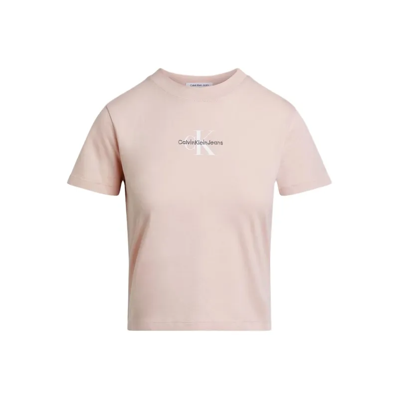 CALVIN KLEIN T Shirt Women's Tan Rose Europe Version-0
