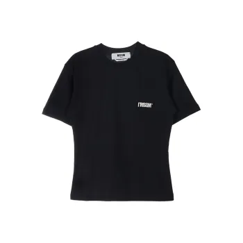 MSGM Logo patch Short sleeve T shirt