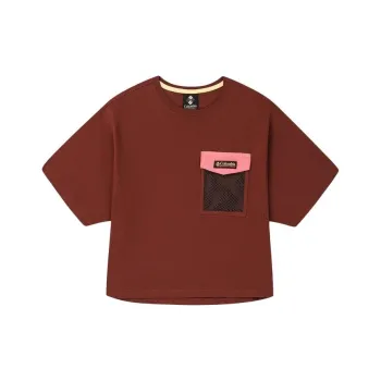 Columbia Drop Shoulder Sleeve T Shirt Women's Dark Red