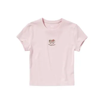 Disney X UNIQLO Disney Co brand T Shirts Women's Pastel Pink