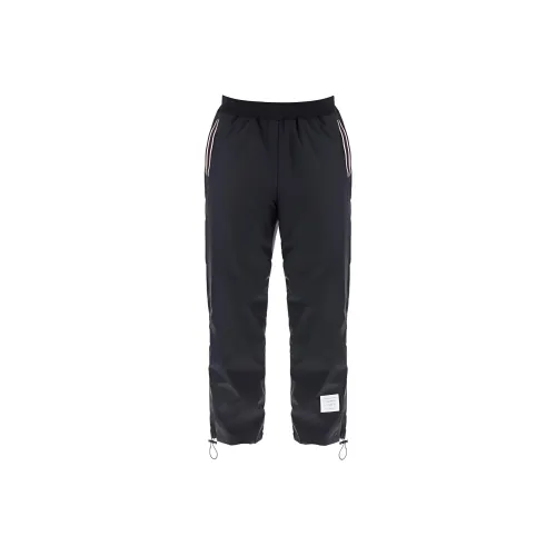 THOM BROWNE Logo Patch Drawstring Pants
