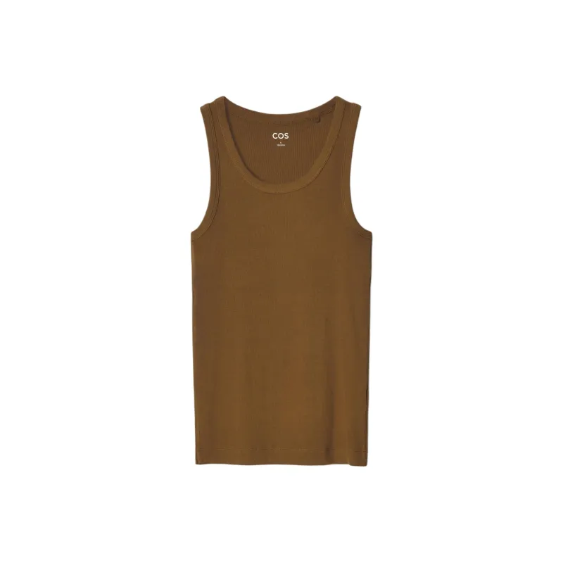 COS Tank Tops Women's Brown-0