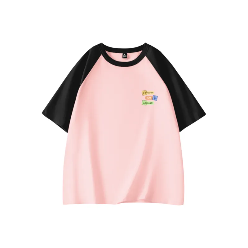 Cotton Raglan Sleeve T Shirt Women's-3