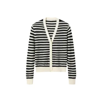 H YXIANG Sweater Women's Raw White