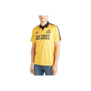 Umbro SS24 Factory Records Home Jersey Soccer Jerseys Men's Yellow