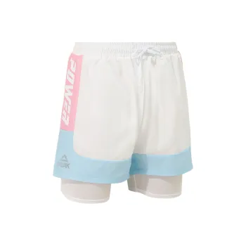 PEAK Casual Shorts Men's Pink White
