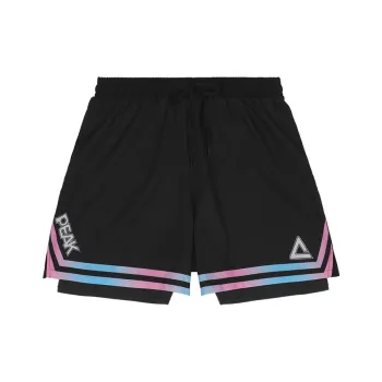 PEAK Double Layer Lightweight Basketball Shorts Unisex