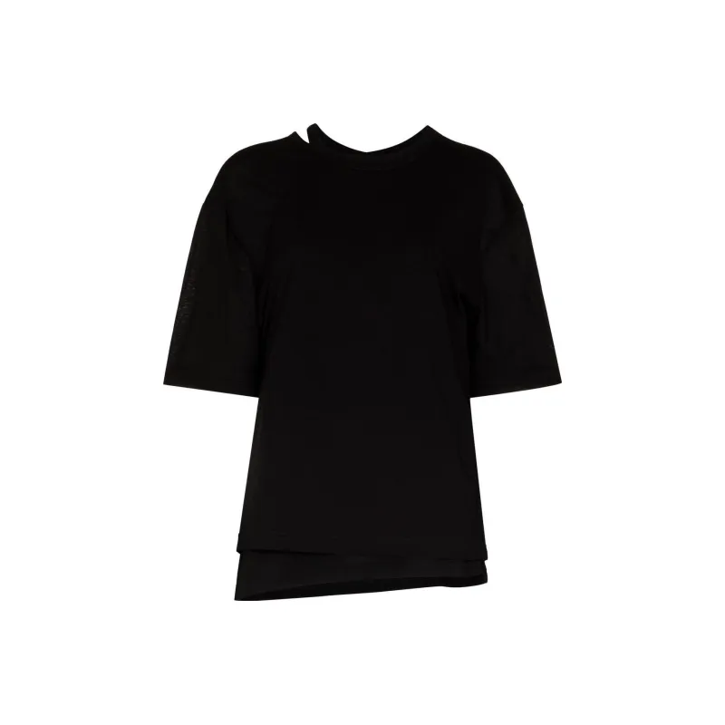 Y 3 T Shirts Women's Black-0