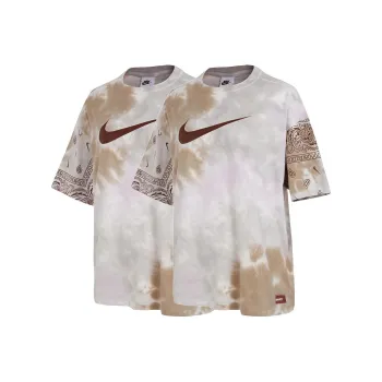 Nike Drop Shoulder Sleeve T Shirt Women's 2 Pack Khaki