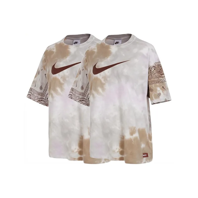 Nike Drop Shoulder Sleeve T Shirt Women's 2 Pack Khaki-0