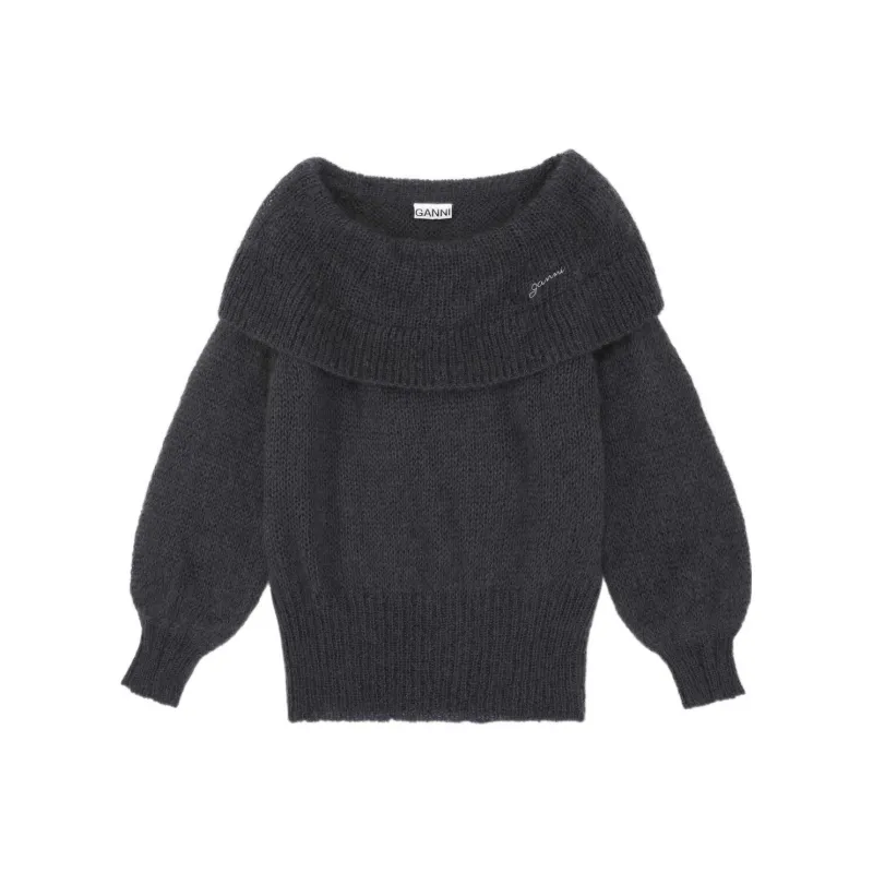 GANNI Sweaters Women's Gray-0